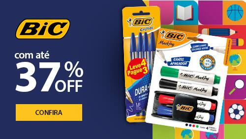 BIC com até 37% OFF