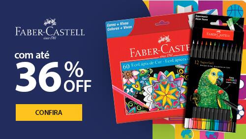 Faber-Castell com até 36% OFF